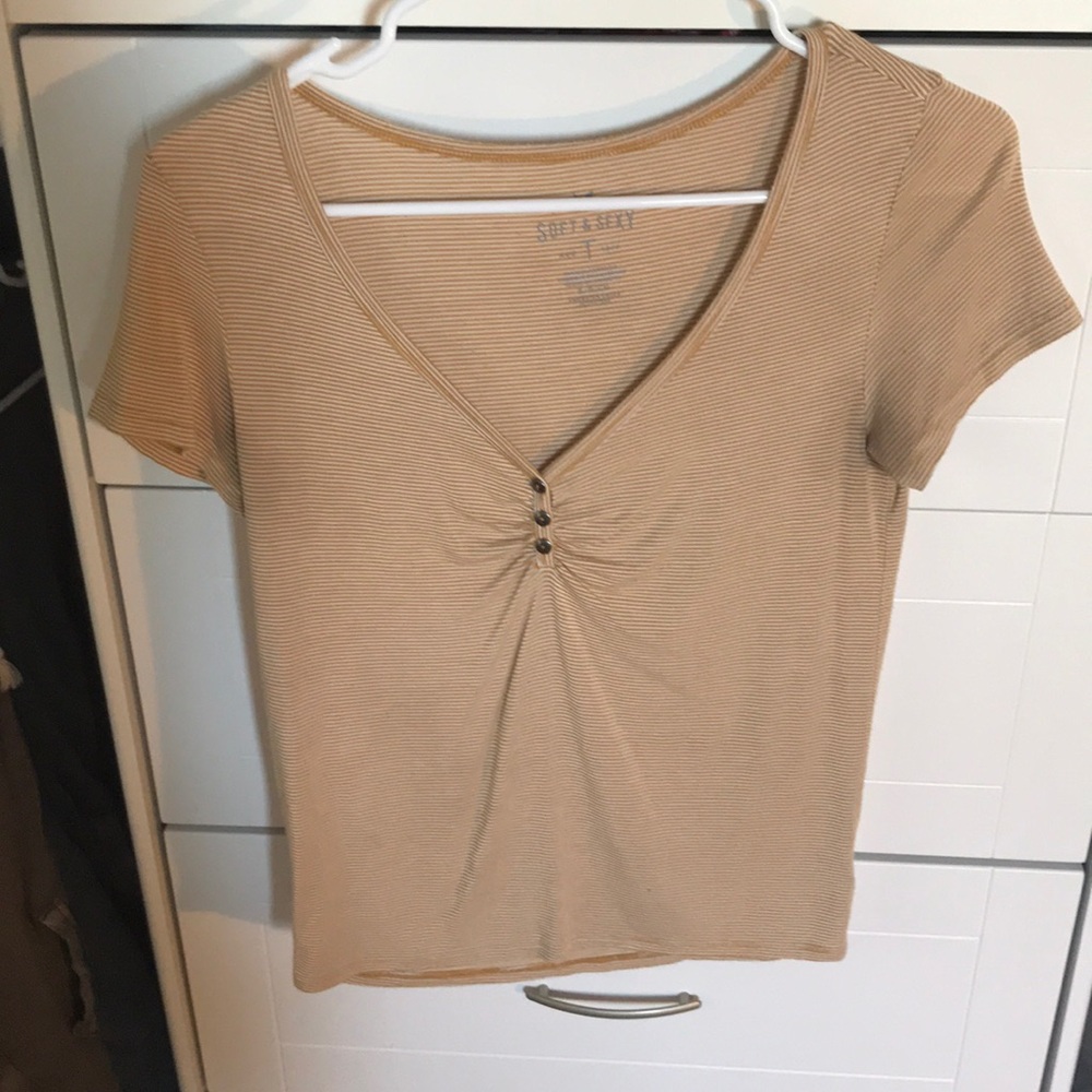 Yellow soft T-shirt